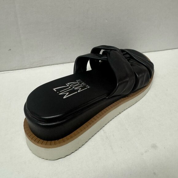 MIZ MOOZ WOMEN'S SLIP ON SANDALS BLACK 37EU / 7US # A-45 - Picture 2 of 3